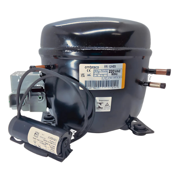 Motor Compressor 1/3+ R134 Refrigeradores Freezer Geladeira 220v