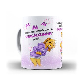 caneca divertida - canetinha - sentindo magreza