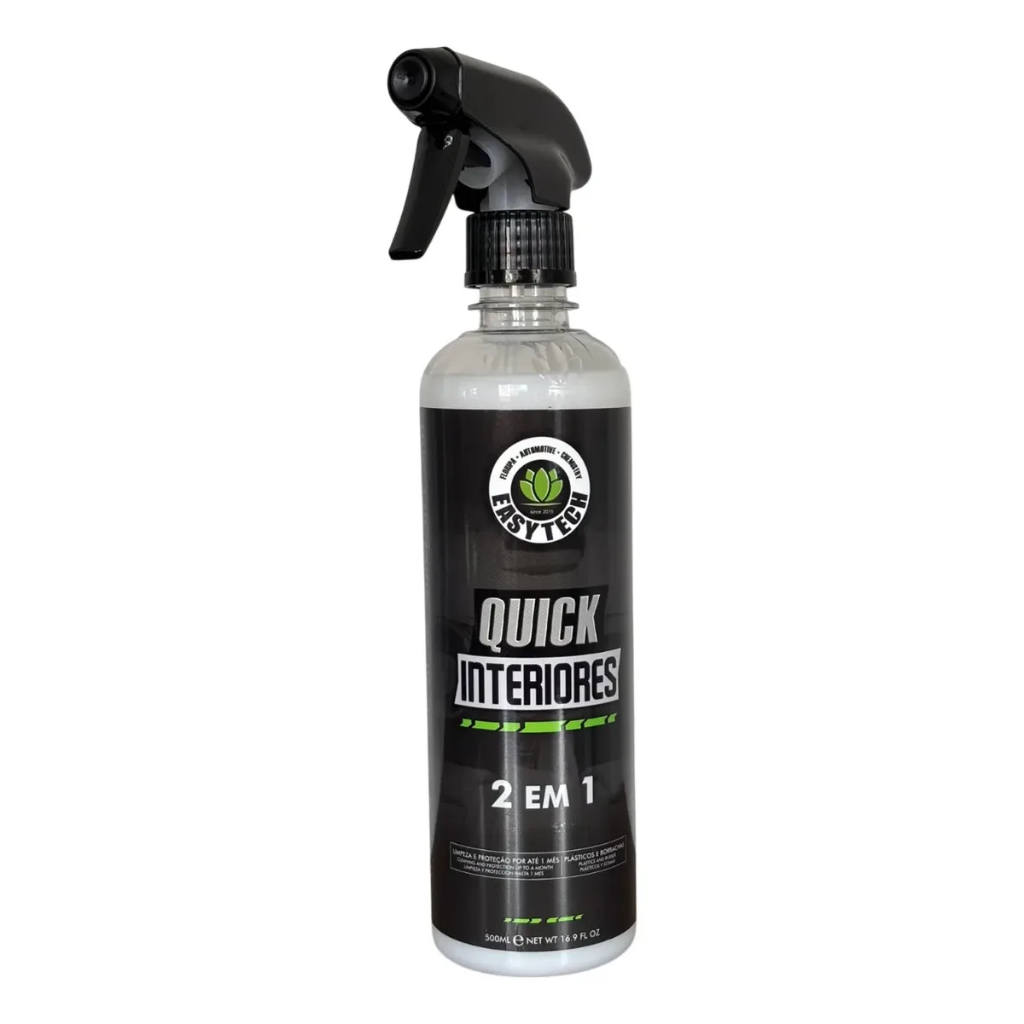 Limpador E Protetor De Interiores Quick 2em1 Easytech 500ml