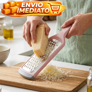 Ralador fatiador Inox Para Queijo Chocolate Frutas 27x7cm Casa Cozinha Cabo Rosa Multiuso - Hercules em Oferta na Shopee