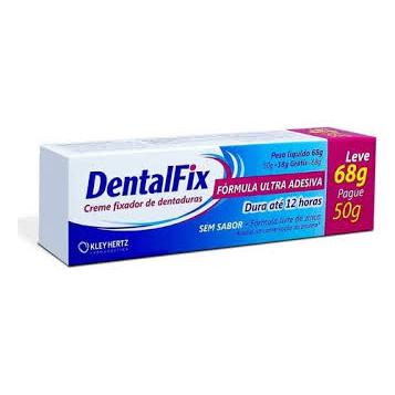 Creme Fixador de Dentadura Dentalfix Ultra Adesiva sem Sabor 68g