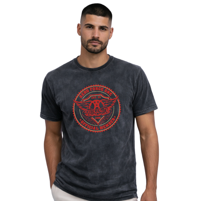 Camiseta Aerosmith Estonada Unissex Estampa Vintage Banda Rock Anos 80 Diversos Modelos Disponíveis