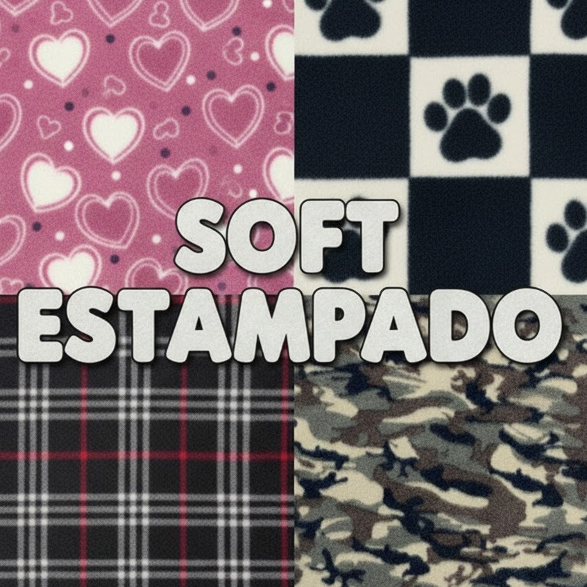 TECIDO Soft Estampado (1m X 1,60m)
