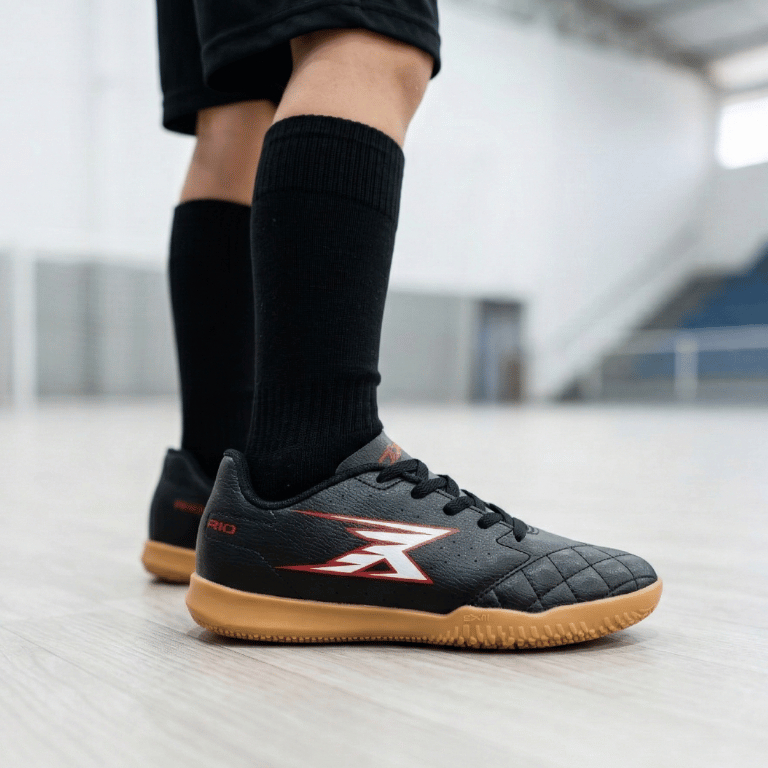 Chuteira Futsal Infantil OXN Rio 3 X Pro 2 Indoor Leve Futebol Salão Confortável