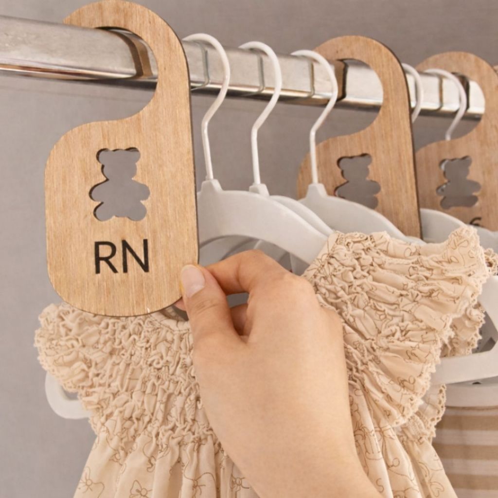 Separador E Organizador De Cabides Para Bebê Ursinho, Guarda Roupa Infantil, Decoração Quarto