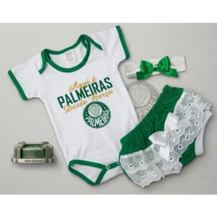 KIT BEBÊ PALMEIRAS MENINA INFANTIL