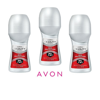 Desodorante Roll-on Avon On Duty Women Max Protection kit com 3