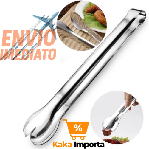 Utensílios para Cozinha Inox Pegador de Salada 29cm Linha Premium Cozinha Restaurante Gourmet