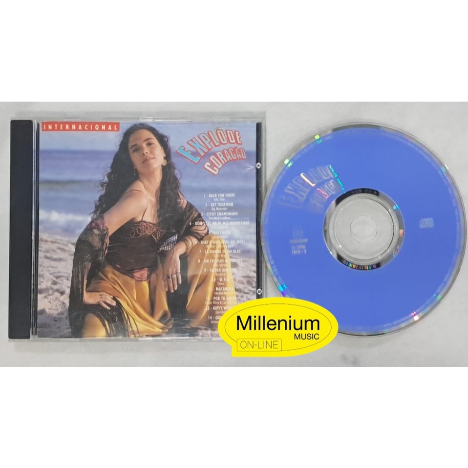 CD Explode Coração Trilha Sonora Internacional Da Novela 1996 Original Gravadora Colecionador Ótimo Estado