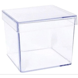 50 Caixas, Caixinha de acrílico 5x5, (lembrancinha p/ personalizar,Chá de bebê, aniversário,festa) em Oferta na Shopee