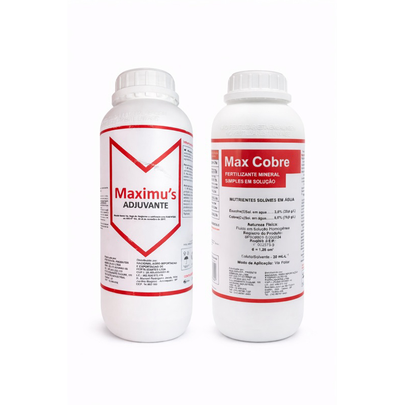 Kit Max Fungicida Cicatrizante Controle Total de Doenças Fúngicas 2L