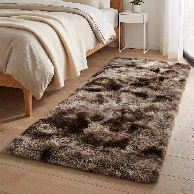 Tapete Passadeira Antiderrapante Corredor Quarto Sala Felpudo Peludo Varias Cores em Oferta na Shopee