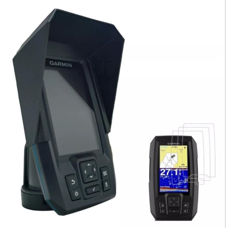 Capa Viseira Proteção para Sonar Garmin Striker 4, Sonar Garmin Striker 4 Plus e CV Vivid