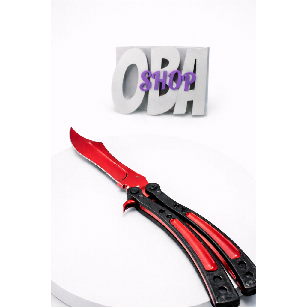 Faca Decorativa Estilo Butterfly – 30cm Premium