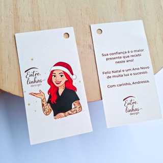Tag Retangular Personalizada com Furo 4mm Frente e Verso – 25, 50, 125, 250 ou 1000 Unidades em Oferta na Shopee