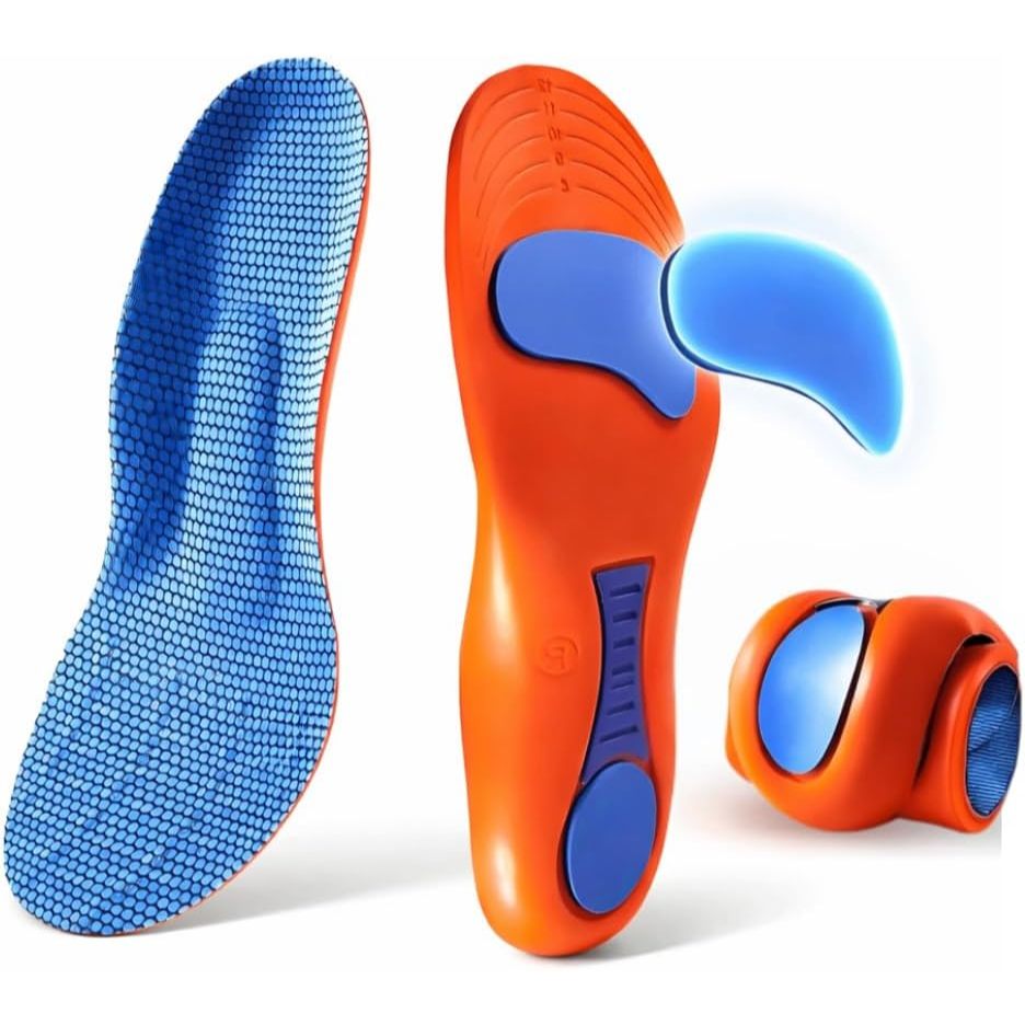 Palmilha de Gel Anatômica Confortável com Absorção de Impacto Unissex