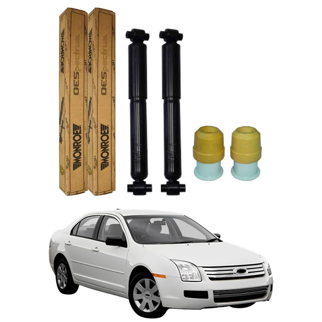 PAR AMORTECEDOR TRASEIRO FUSION 2006 A 2009 ORIGINAL MONROE + KITS