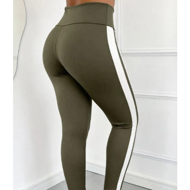 Legging Fitness Feminina Lari Cintura Alta Suplex Academia Treino Não Transparente
