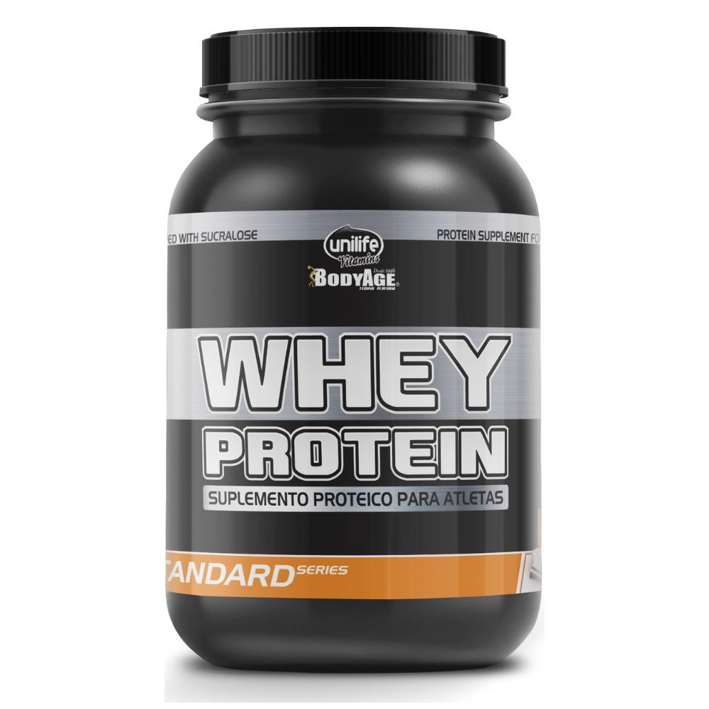 Whey Protein Concentrado 900g Sabor Chocolate Unilife