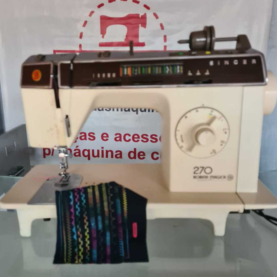 Maquina de Costura Singer Bobina Magica 270 Singer Nova Original