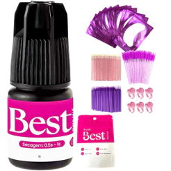 Cola Adesivo Best Beautify Pro Extensão De Cilios Com Anvisa Preto
