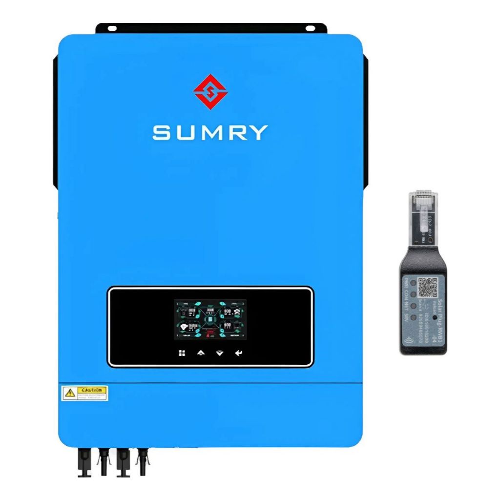 Inversor Solar Híbrido Sumry 10.2kw 48v 220v Duplo Mppt 160a