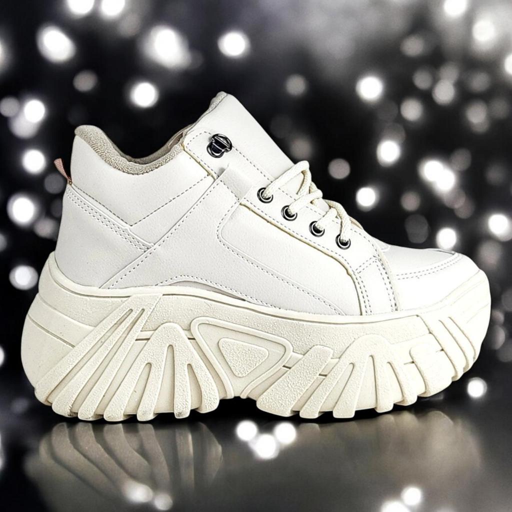 Tênis Feminino Plataforma Buffalo Chunky Casual Moda Blogueira Co Ortável Sola Alta
