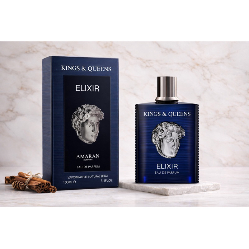 Perfume Árabe Elixir Masculino - Amaran King & Queens 100ml