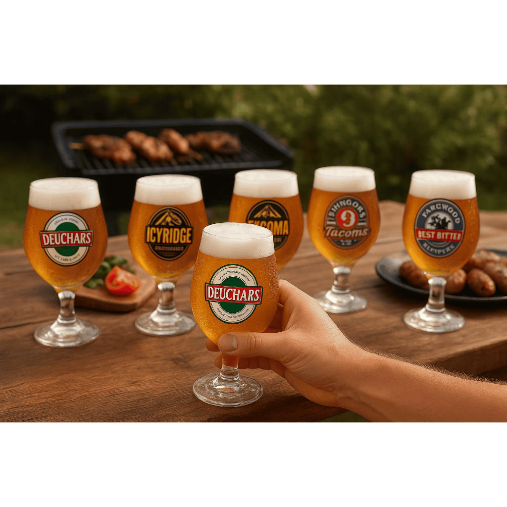 Taça Para Cerveja Beer Master Taças de Vidro Para Chopp e Cerveja 6 Peças 380ml Ruvolo