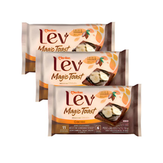 Kit 3 Biscoito Torrada Marilan Lev Magic Toast Cacau 110g em Oferta na Shopee
