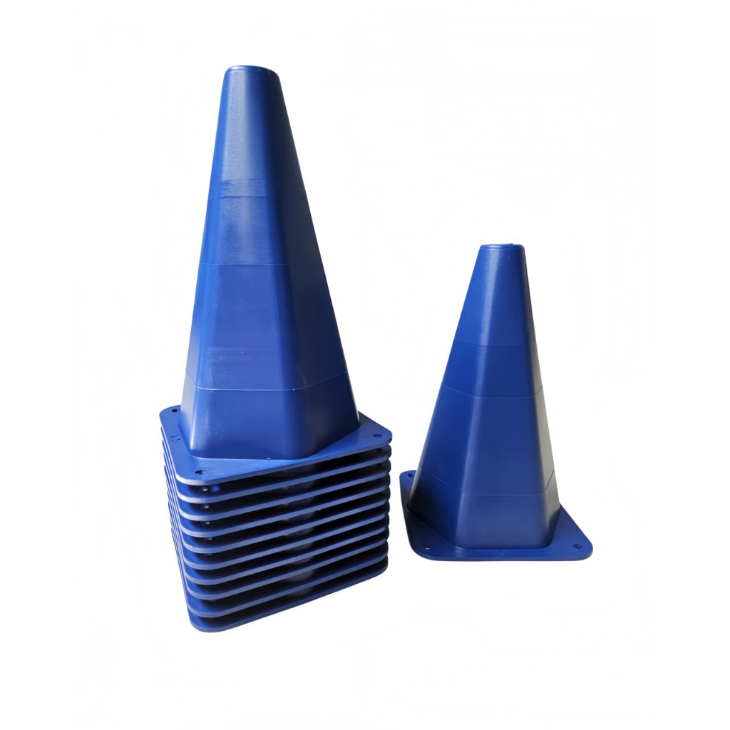 Kit 20 Cones De Agilidade Funcional Para Treino Esportivo Futebol Futsal