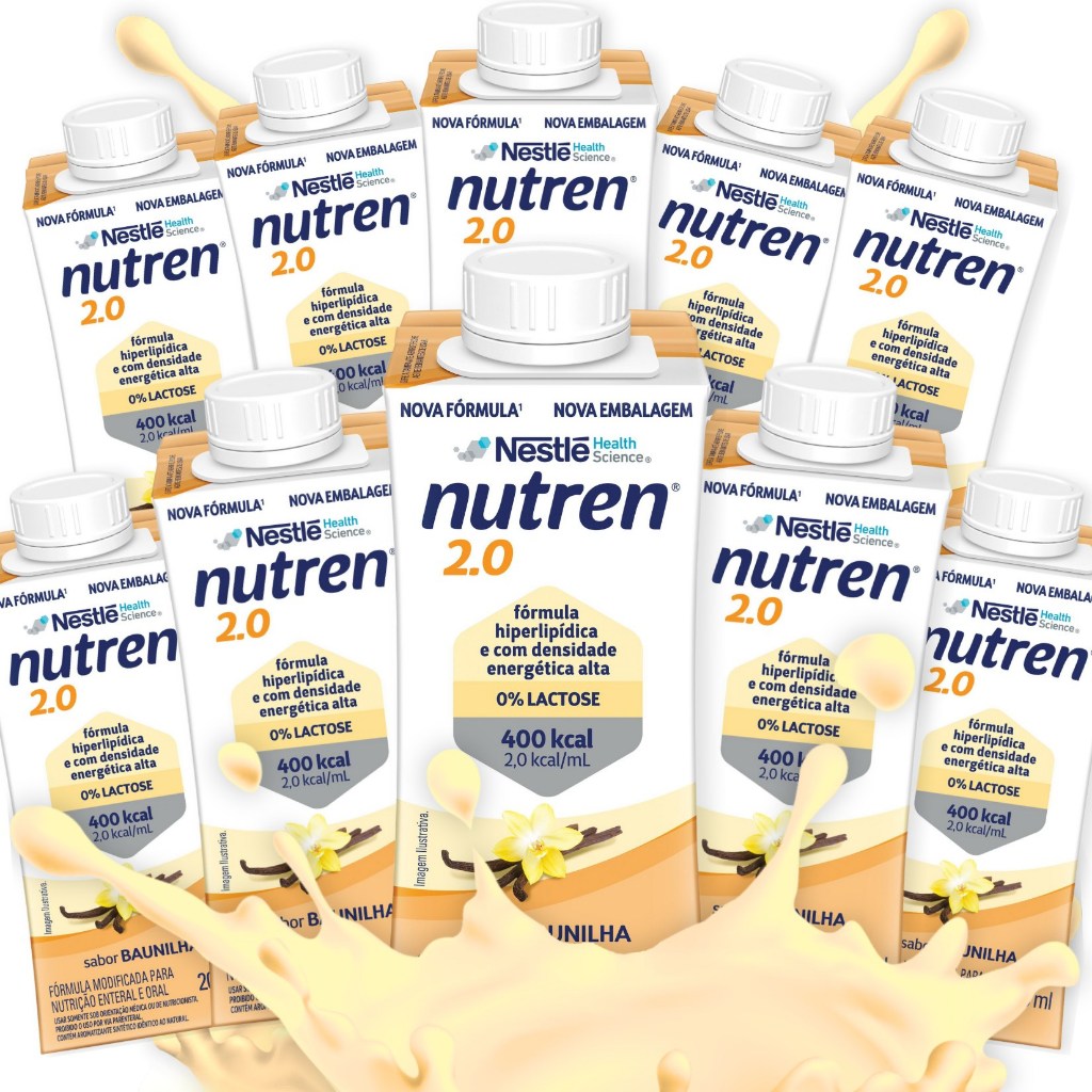Nutren 2.0 Nestlé, Caixa C/10 (sabor Baunilha 200ml)
