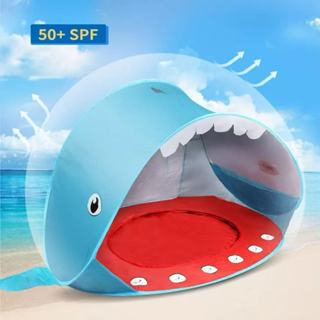 Barraca De Praia Jardim Portátil Para Bebês e Crianças Com Piscina Simples/ Baleia em Oferta na Shopee