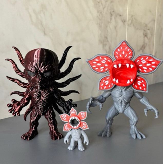 Boneco Demogorgon Vecna Action Figure Chaveiro Decoração Personagem de Stranger Things Colecionável Chibi