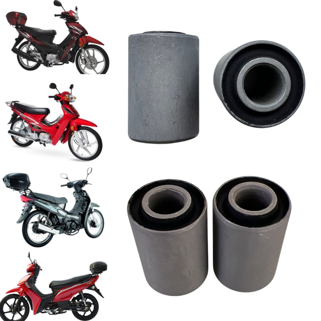 Par bucha da balança traseira Shineray 50Q Kasinski Soft Traxx Star Traxx Mobi Phoenix Gold 50cc