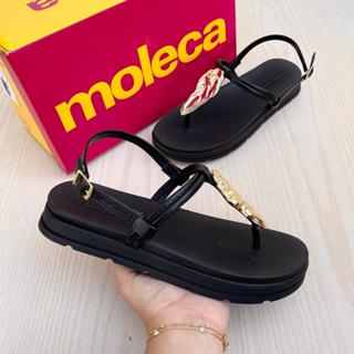 Sandália Rasteirinha Feminina Moleca Slide Confortável Moda Verão Lançamento em Oferta na Shopee