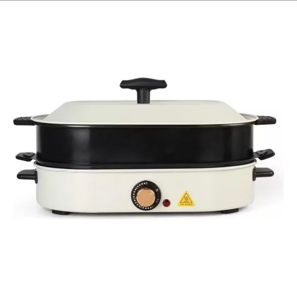 Panela Eletrica Multifunções, pode Fritar, Grelhar, Defumar 127V - 42x16,5cm