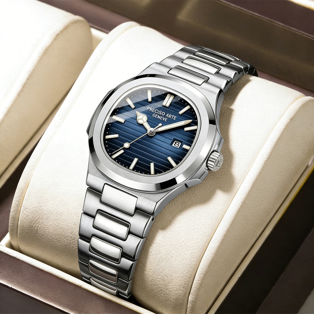Relogio Masculino Relógio Feminino De Luxo Novo Aço Inoxidável À Prova Dwaterproof Água Luminosa Data De Pulso em Oferta na Shopee