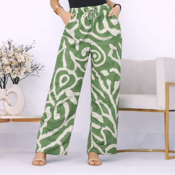 CALÇA PANTALONA SOLTINHA VERÃO SAIDA DE PRAIA ESTAMPA FLORAL ELASTICO NA CINTURA E BOLSO em Oferta na Shopee