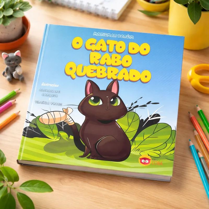 O Gato do Rabo Quebrado em Oferta na Shopee