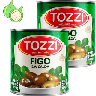 Kit 2 Figos Em Calda Drenado Figo Tozzi S/ Glúten 400g em Oferta na Shopee