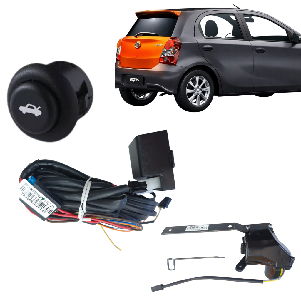 Kit Abertura De Porta Malas Toyota Etios Hatch 2012 A 2021 em Oferta na Shopee
