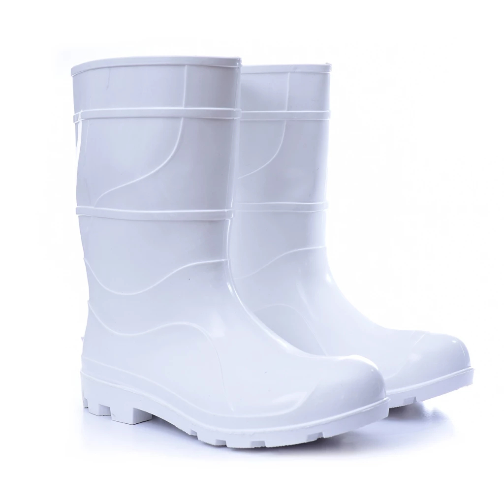 Galocha Bota Borracha PVC Açougueiro Faxina Antiderrapante Chuva Motoqueiro Cano Medio Impermeável em Oferta na Shopee