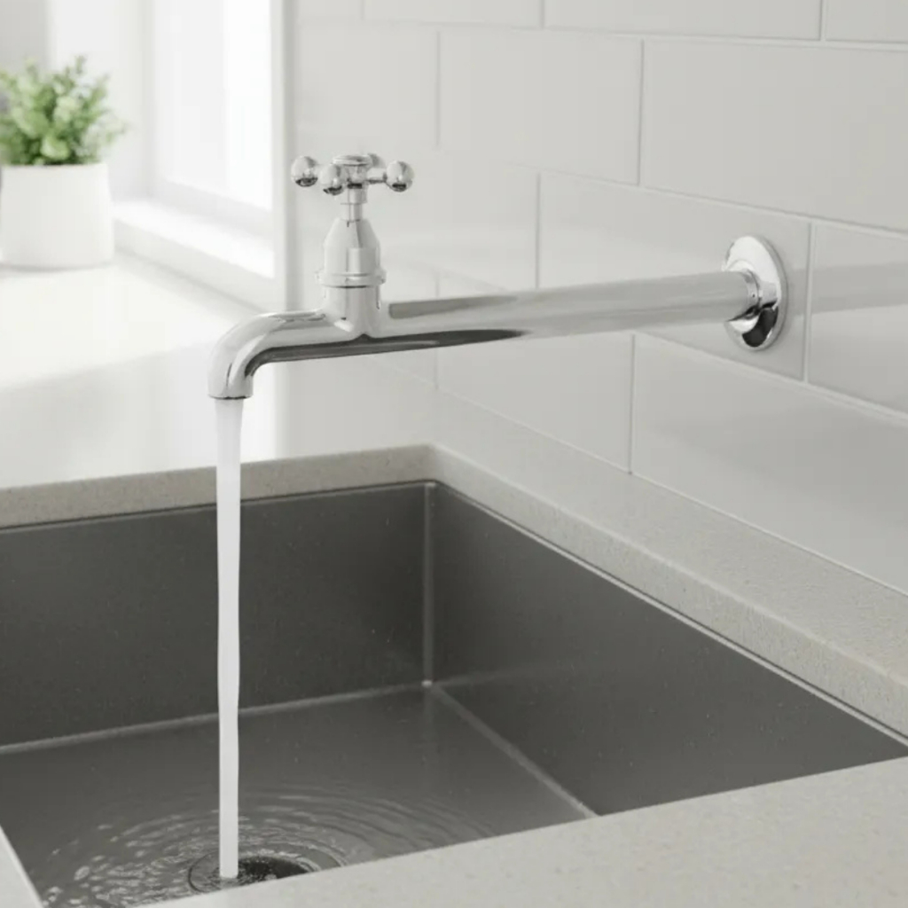 Torneira Cozinha Área de Serviço Longa 22 cm 1159 c-31 COM BICO Tanque