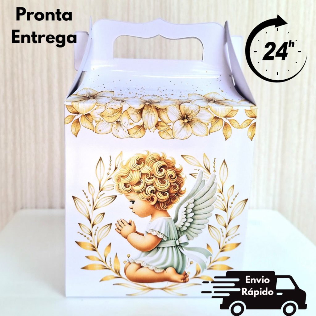 Kit Maletinha Surpresa Personalizada Batizado Lembrancinha festa Aniversario Pegue e Monte