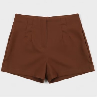 short alfaiataria feminino + cupon cintura alta com ziper - moda tendencia em Oferta na Shopee