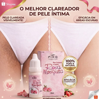 Óleo de Rosa Mosqueta 100% Puro Clareia a Pele Hidrata e Nutre Testado e Aprovado em Oferta na Shopee