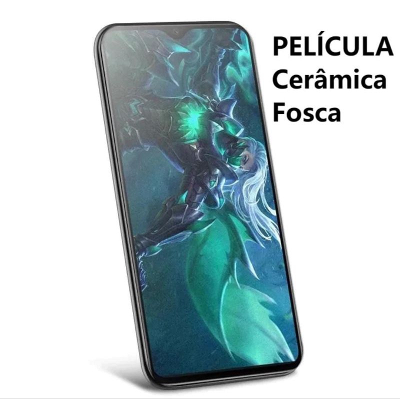 PELÍCULA CERÂMICA FOSCA PARA SAMSUNG A10 A11 A12 A13 A14 A15 A16 A17 A20 A30 QUALIDADE PREMIUM ACOMPANHA KIT LIMPEZA