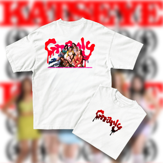 Blusa Estampada Do Katseye K-Pop Girl Group Gnarlyl Música Internacional Festival Shows l 100% Algodão Unissex