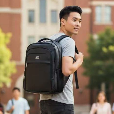 Mochila Executiva Unissex De Couro Sintético Grande Reforçada Para Notebook, Uso Diaria e Trabalho